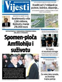 Vijesti - broj 9897, 19. nov 2025.