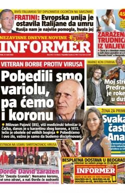 Informer - broj 2413, 27. mar 2020.