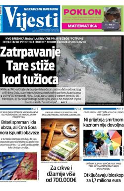 Vijesti - broj 10009, 15. mar 2026.