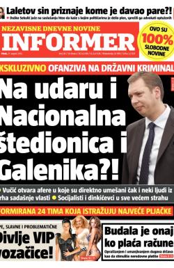 Informer - broj 98, 31. avg 2012.