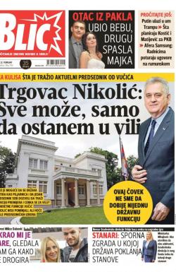 Blic - broj 7193, 22. feb 2017.