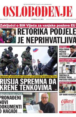 Oslobođenje - broj 24.196, 15. apr 2014.
