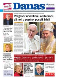 Danas - broj 6686, 19. jan 2016.