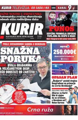 Kurir - broj 3998, 14. apr 2025.