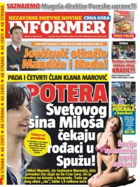 Informer CG - broj 1052, 15. okt 2015.