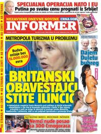 Informer CG - broj 1274, 7. jul 2016.