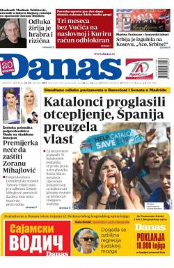 Danas - broj 7334-7335, 28. okt 2017.