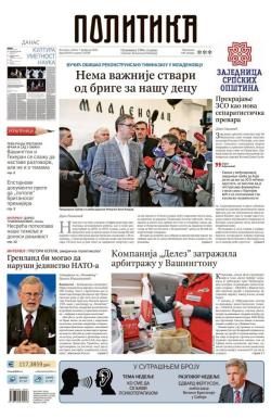 Politika - broj 40291, 7. feb 2026.