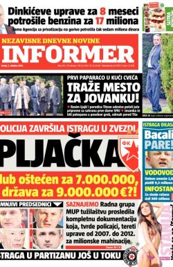 Informer - broj 431, 2. okt 2013.