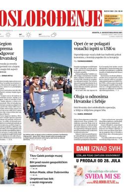 Oslobođenje - broj 25393, 5. avg 2017.