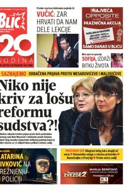 Blic - broj 7127, 14. dec 2016.