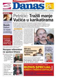 Danas - broj 6944, 3. okt 2016.