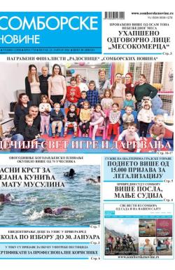 Somborske novine - broj 3735, 23. jan 2026.