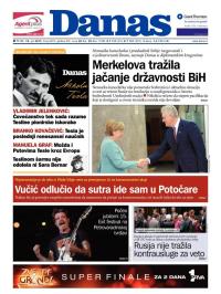 Danas - broj 6493, 10. jul 2015.