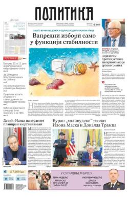 Politika - broj 40051, 7. jun 2025.