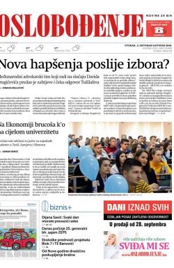 Oslobođenje - broj 25808, 2. okt 2018.