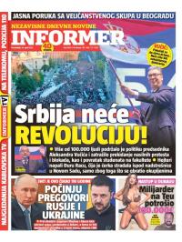 Informer - broj 3954, 14. apr 2025.