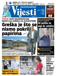 Vijesti - broj 5911, 10. sep 2014.