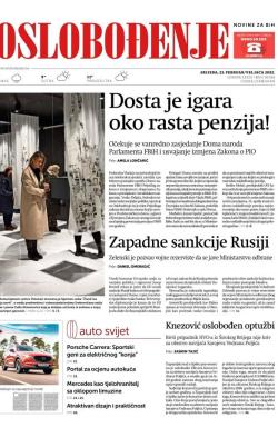 Oslobođenje - broj 26924, 23. feb 2022.
