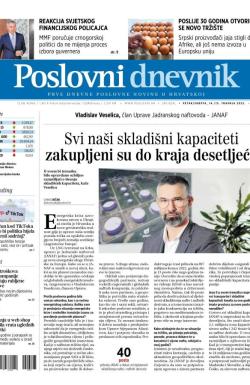 Poslovni Dnevnik - broj 4819, 14. apr 2023.