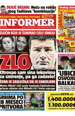 Informer - broj 1587, 14. jul 2017.