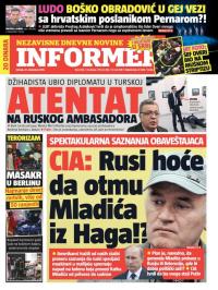 Informer - broj 1416, 20. dec 2016.