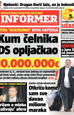 Informer - broj 244, 22. feb 2013.