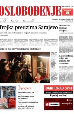 Oslobođenje - broj 26238, 14. dec 2019.