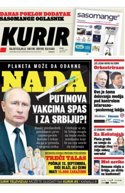 Kurir - broj 2331, 12. avg 2020.