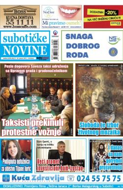 Nove Subotičke novine - broj 5, 30. jan 2015.