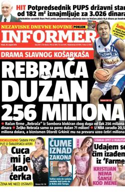 Informer - broj 1011, 28. avg 2015.