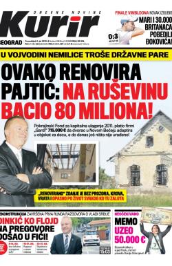 Kurir - broj 3513, 8. jul 2013.