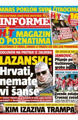 Informer - broj 1627, 30. avg 2017.
