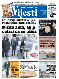 Vijesti - broj 6452, 12. mar 2016.