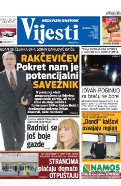 Vijesti - broj 6026, 5. jan 2015.