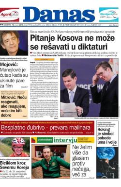 Danas - broj 7472, 15. mar 2018.