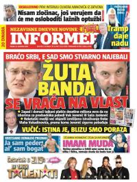 Informer - broj 1392, 22. nov 2016.