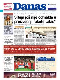 Danas - broj 6366, 5. mar 2015.