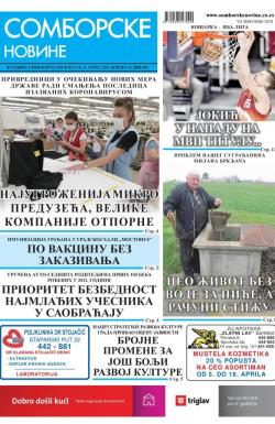 Somborske novine - broj 3485, 9. apr 2021.