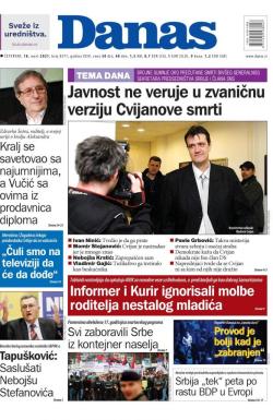 Danas - broj 8571, 18. mar 2021.