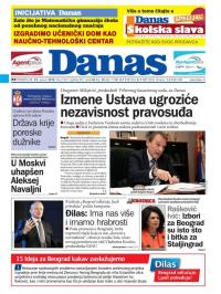 Danas - broj 7427, 29. jan 2018.