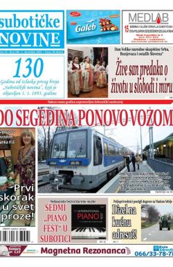 Nove Subotičke novine - broj 348, 1. dec 2023.