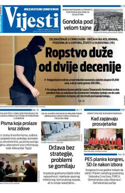 Vijesti - broj 9981, 15. feb 2026.