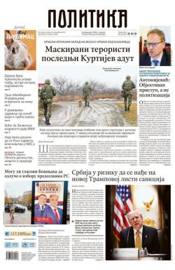Politika - broj 40214, 18. nov 2025.
