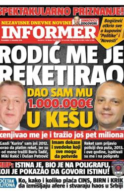 Informer - broj 1073, 9. nov 2015.