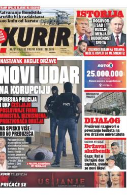 Kurir - broj 3945, 20. feb 2025.