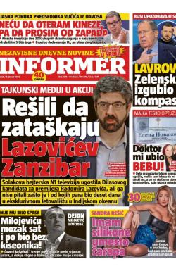 Informer - broj 3578, 19. jan 2024.