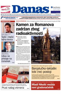 Danas - broj 6220, 10. okt 2014.