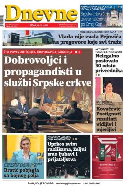 Dnevne novine - broj 3172, 10. dec 2021.