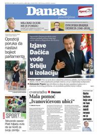 Danas - broj 7952, 8. jul 2019.